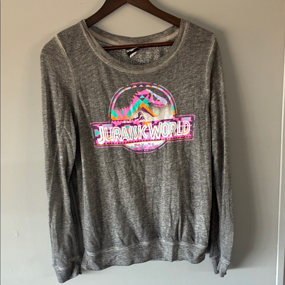 Universal Gray Jurassic World Women's Sweater
